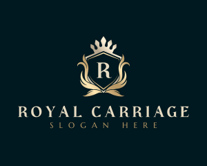 Shield Royal Crown logo design