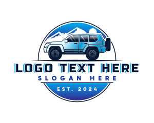 SUV Automotive Travel logo