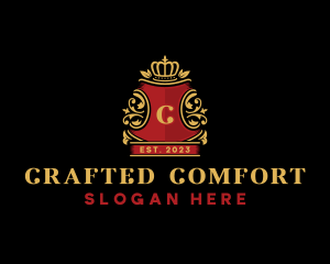 Royal Crown Crest logo design