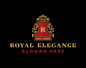 Royal Crown Crest logo design