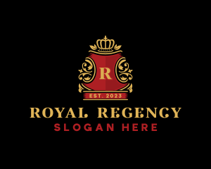 Royal Crown Crest logo design