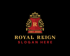 Royal Crown Crest logo design