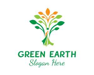 Environmental Community Volunteer logo design