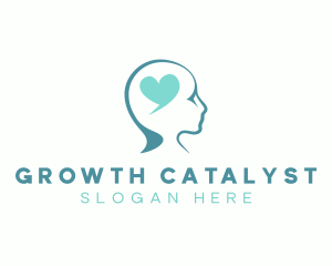 Heart Head Psychology logo design