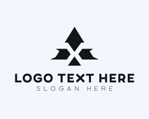 Gaming Technology Brand Letter X logo