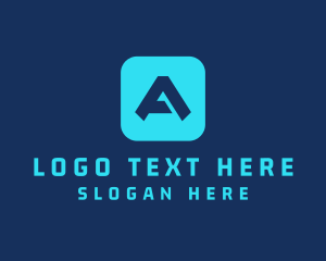 Tech Agency Letter A logo