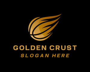 Golden Basketball League logo design