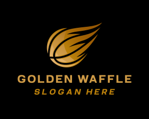 Golden Basketball League logo design