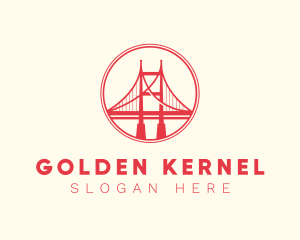 Golden Gate Bridge logo design