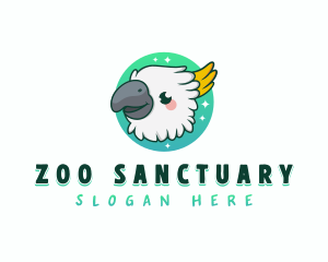 Cockatoo Bird Animal logo design