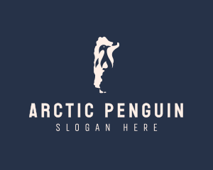 Penguin Argentina Map logo