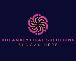 Network Analytics Technology logo design