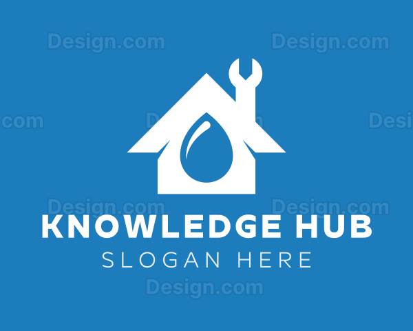 Plumber House Repair Logo