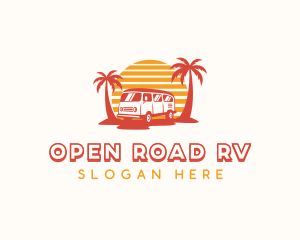 Traveler Camper Van logo design