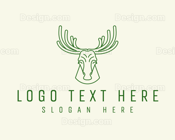 Wild Moose Antler Logo