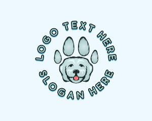 Pet Dog Paw logo