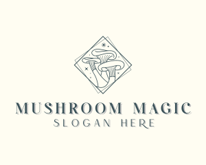 Mushroom Fungus Garden logo design