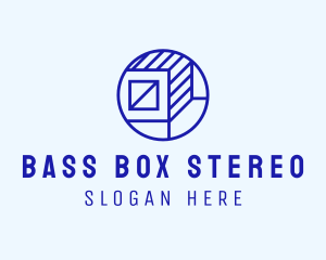 Modern Container Box logo design