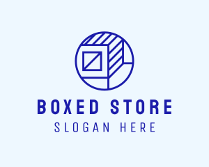 Modern Container Box logo design