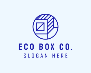 Modern Container Box logo design