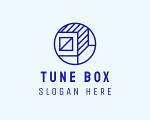 Modern Container Box logo design