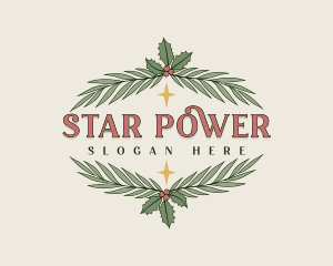 Holiday Christmas  Ornament logo design