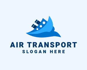 Ocean Travel Boat logo design