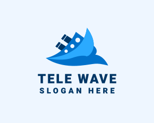 Ocean Travel Boat logo design