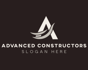 Property Architect Letter A logo design