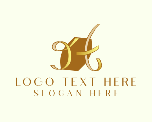 Elegant Ribbon Letter H logo