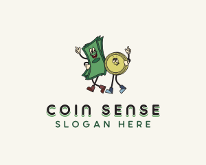 Coin Money Currency logo design