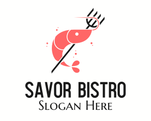 Shrimp Fork Seafood Restaurant logo design