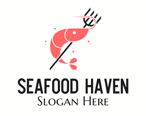 Shrimp Fork Seafood Restaurant logo design