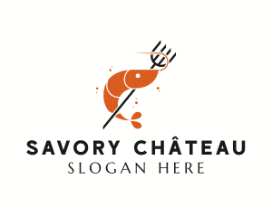 Shrimp Fork Seafood Restaurant logo design