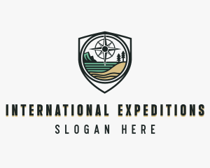 Outdoor Compass Expedition logo design