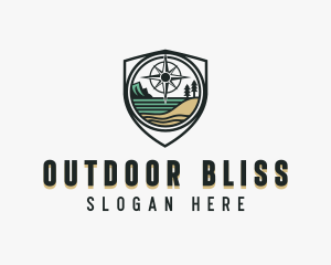 Outdoor Compass Expedition logo design