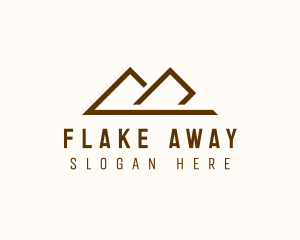 Minimalist Travel Mountain  logo design