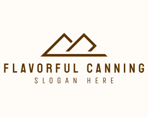 Minimalist Travel Mountain  logo design