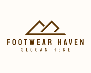 Minimalist Travel Mountain  logo design