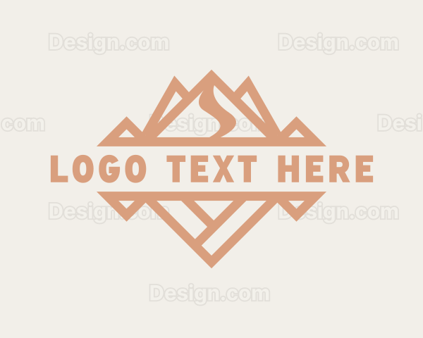 Mountain Travel Hiking Logo