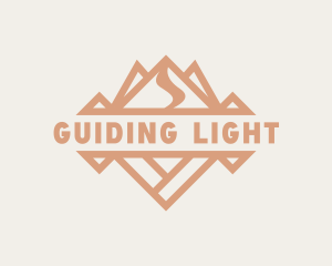 Mountain Travel Hiking logo design