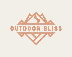 Mountain Travel Hiking logo design