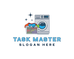 Laundry Washing Machine logo design