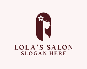 Flower Hair Salon logo design