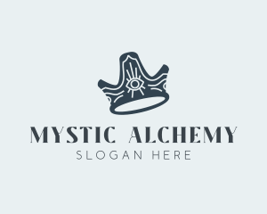 Mystical Crown Eye logo design