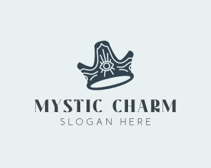 Mystical Crown Eye logo design