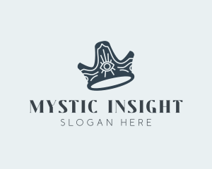 Mystical Crown Eye logo design