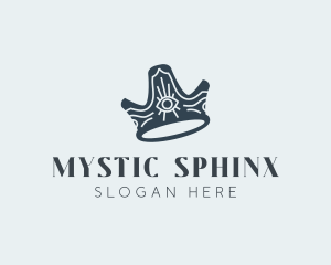 Mystical Crown Eye logo design