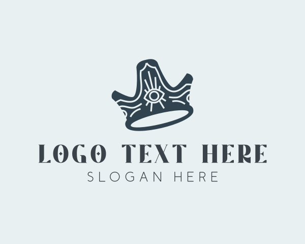 Mystical Crown Eye logo