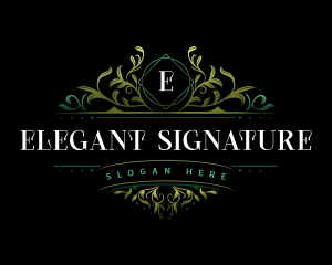 Organic Elegant Boutique logo design